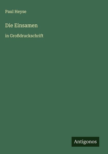 Produktbild: Die Einsamen