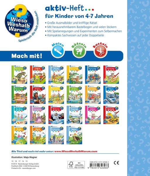 Produktbild: Wieso? Weshalb? Warum? aktiv-Heft - Pferde