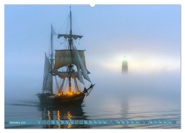 Produktbild: Sailing Through Seasons (Wall Calendar 2026 DIN A2 landscape), CALVENDO 12 Month Wall Calendar