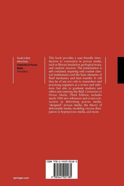 Produktbild: Convection in Porous Media