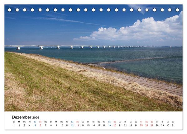Produktbild: Seeland - Impressionen aus dem S&uuml;dwesten der Niederlande (Tischkalender 2026 DIN A5 quer), CALVENDO Monatskalender