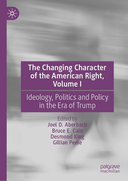 Produktbild: The Changing Character of the American Right, Volume I