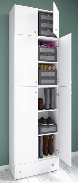 Produktbild: XXL Schuhschrank Kleiderschrank Schrank Lona 5f AS