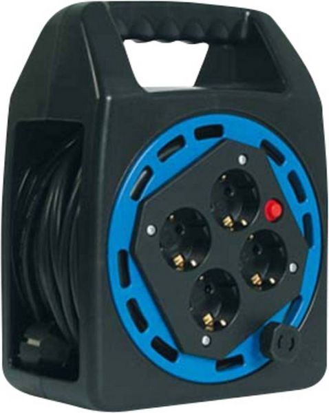 Produktbild: Bachmann 3930060 Kabeltrommel 20m Schwarz Schutzkontakt-Stecker