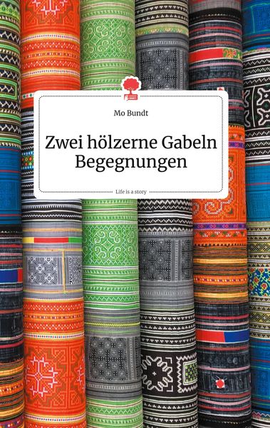 Produktbild: Zwei h&ouml;lzerne Gabeln Begegnungen. Life is a Story - story.one