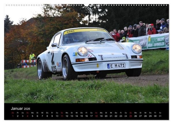 Produktbild: Bergrennen und Rallye im Porsche (hochwertiger Premium Wandkalender 2026 DIN A2 quer), Kunstdruck in Hochglanz