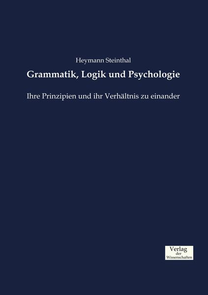 Produktbild: Grammatik, Logik und Psychologie