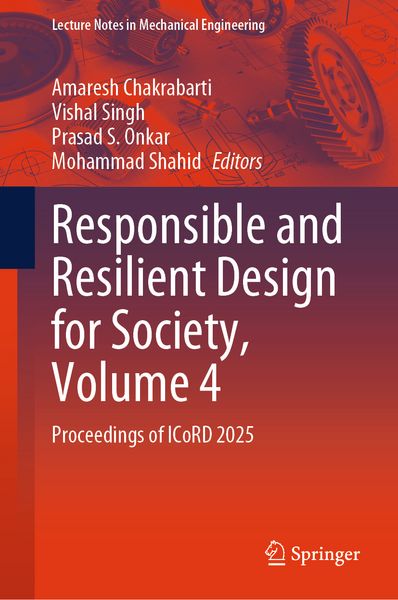 Produktbild: Responsible and Resilient Design for Society, Volume 4