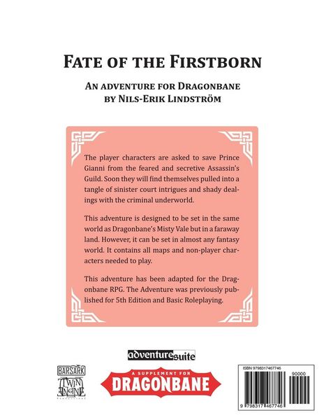 Produktbild: Fate of the Firstborn