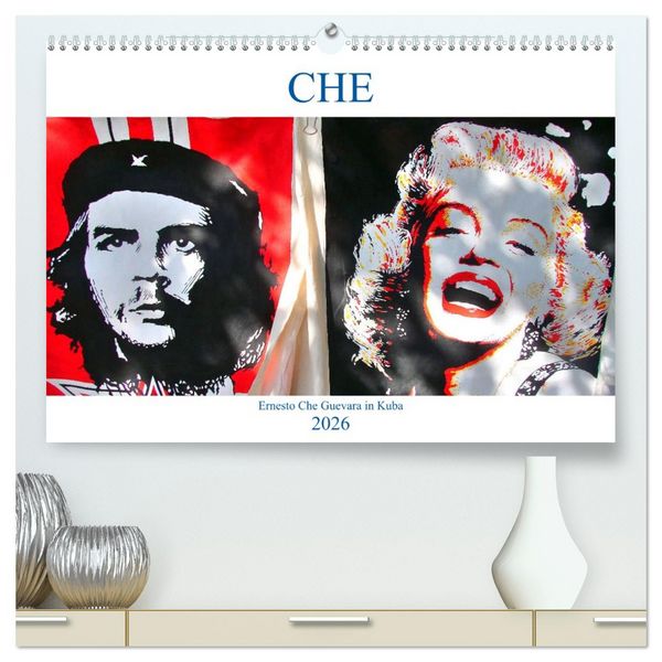 Produktbild: CHE - Ernesto Che Guevara in Kuba (hochwertiger Premium Wandkalender 2026 DIN A2 quer), Kunstdruck in Hochglanz