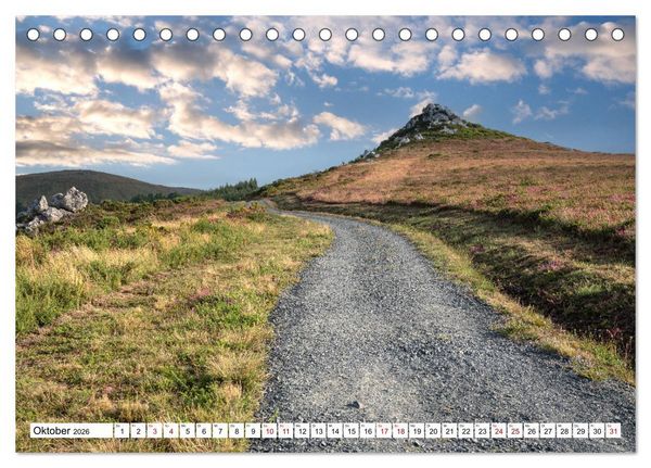 Produktbild: Unterwegs - Camino Primitivo. Zu Fu&szlig; auf der &auml;ltesten Route des Jakobsweges (Tischkalender 2026 DIN A5 quer), CALVENDO Monatskalender