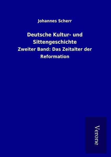 Produktbild: Deutsche Kultur- und Sittengeschichte