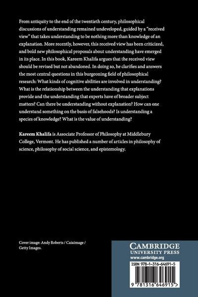 Produktbild: Understanding, Explanation, and Scientific Knowledge