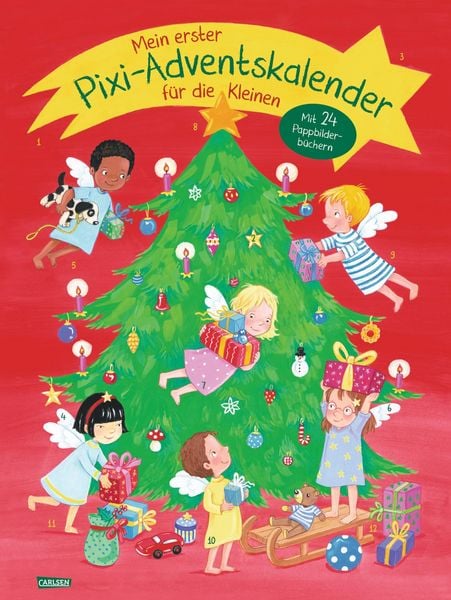 Mein erster Pixi-Adventskalender für die Kleinen - mit 24 Pappbilderbüchern - 2026, Taschenbuch von , Carlsen, 978-3-551-05414-2