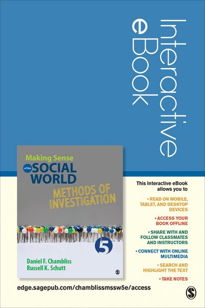 Produktbild: Chambliss, D: Making Sense of the Social World Interactive e