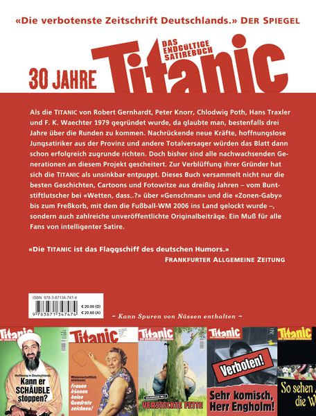 Produktbild: Titanic: Das Erstbeste aus 30 Jahren