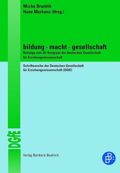 Produktbild: Bildung Macht Gesellschaft