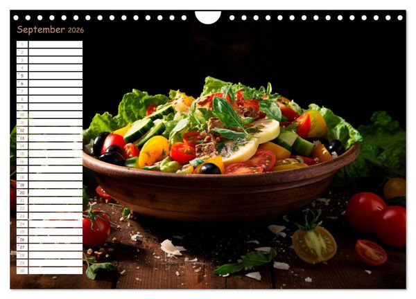 Produktbild: Fastfood &Auml;sthetik (Wandkalender 2026 DIN A4 quer), CALVENDO Monatskalender