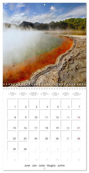 Produktbild: New Zealand Best places to travel (Wall Calendar 2026 12 &times; 12 Inch) CALVENDO 12 Month Wall Calendar