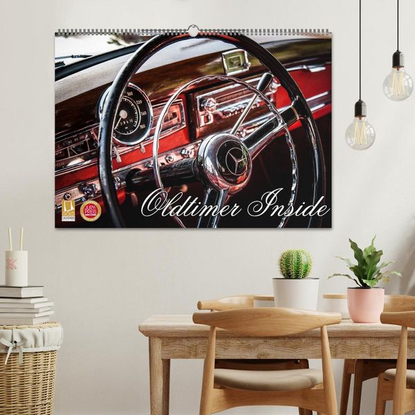 Produktbild: Oldtimer inside (Wandkalender 2026 DIN A2 quer), CALVENDO Monatskalender