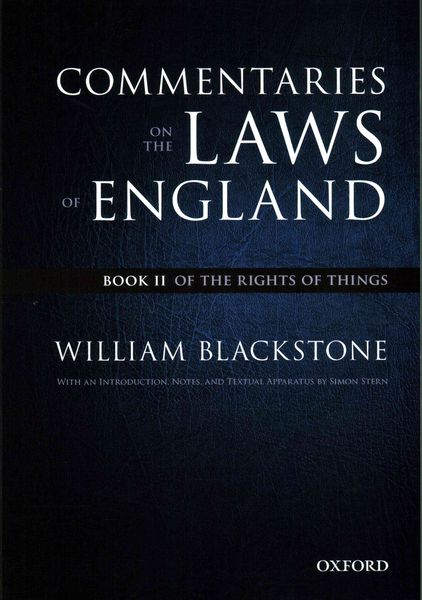 Produktbild: The Oxford Edition of Blackstone's: Commentaries on the Laws of England