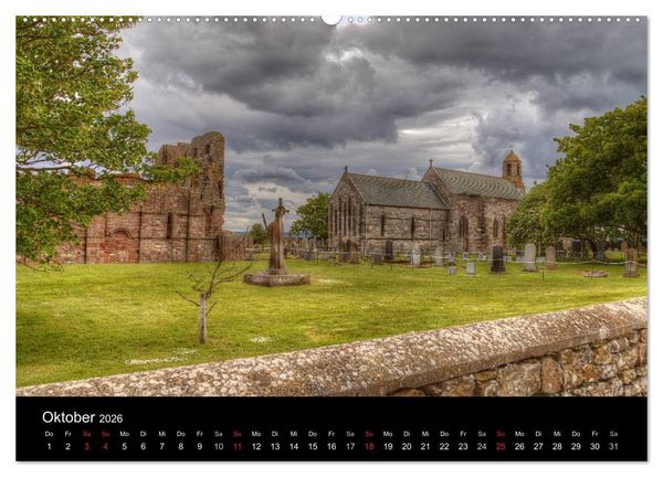 Produktbild: Holy Island - England (Wandkalender 2026 DIN A2 quer), CALVENDO Monatskalender