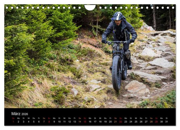 Produktbild: Mountainbike Freeride Momente (Wandkalender 2026 DIN A4 quer), CALVENDO Monatskalender