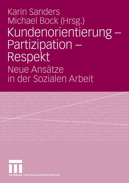 Produktbild: Kundenorientierung - Partizipation - Respekt