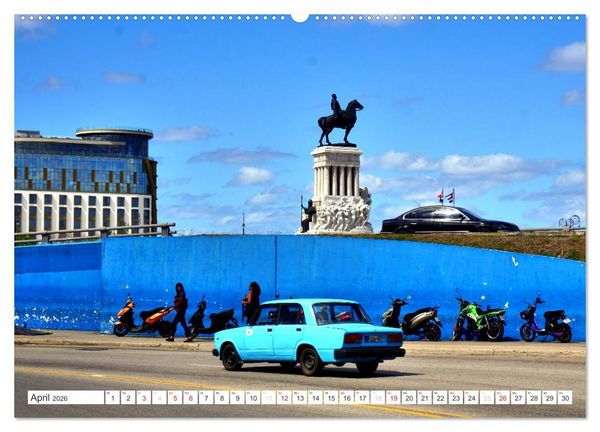 Produktbild: LADA-LAND KUBA (Wandkalender 2026 DIN A2 quer), CALVENDO Monatskalender