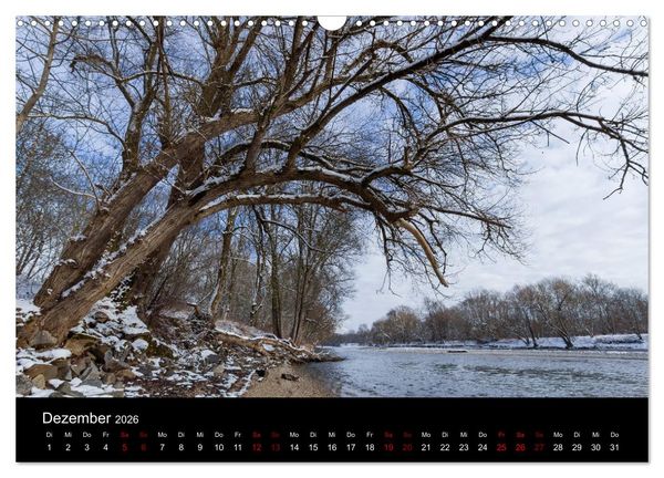 Produktbild: Die Amper - Ansichten eines bayerischen Flusses (Wandkalender 2026 DIN A3 quer), CALVENDO Monatskalender