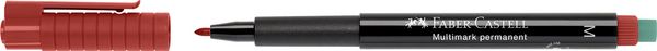 Produktbild: Faber-Castell Marker Multimark permanent M rot
