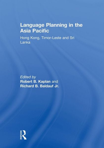 Produktbild: Language Planning in the Asia Pacific