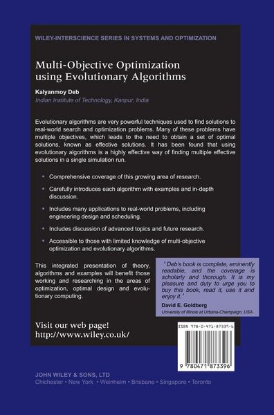 Produktbild: Multi-Objective Optimization Using Evolutionary Algorithms