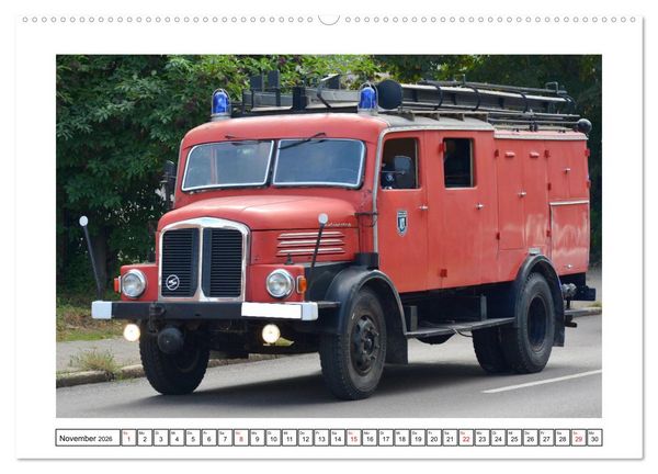 Produktbild: Einsatzfahrzeuge der DDR (Wandkalender 2026 DIN A2 quer), CALVENDO Monatskalender