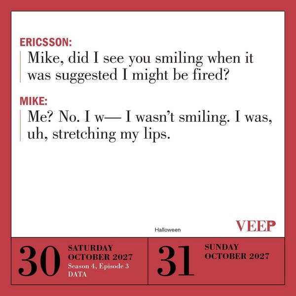Produktbild: The Official Veep Page-A-Day(r) Calendar 2027