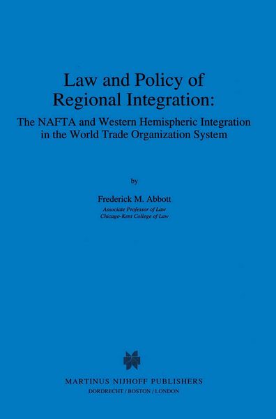 Produktbild: Abbott: Abbott: Law and Policyof Regional Pa.