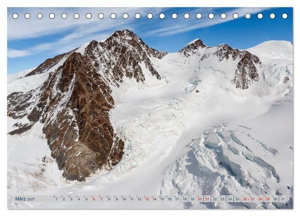 Produktbild: Eine Helireise ums Matterhorn (Tischkalender 2027 DIN A5 quer), CALVENDO Monatskalender