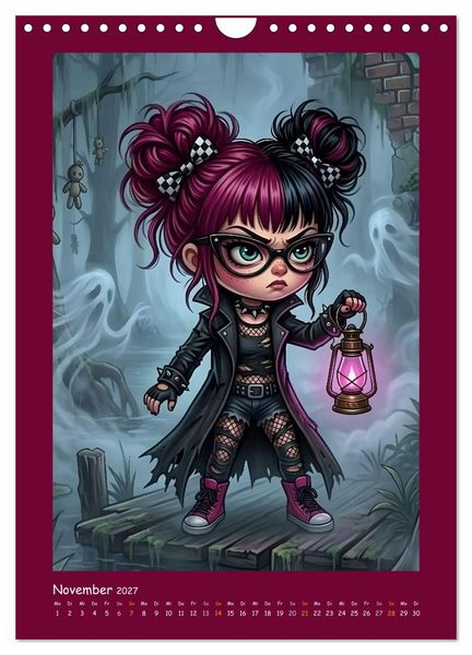 Produktbild: Fabulous Dolls - Gothic-G&ouml;res Abenteuer (Wandkalender 2027 DIN A4 hoch), CALVENDO Monatskalender