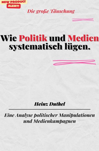 Produktbild: Wie Politik und Medien systematisch l&uuml;gen.Die gro&szlig;e T&auml;uschung