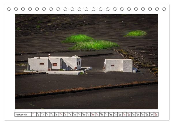 Produktbild: Lanzarote - Naturwunder im Atlantik (Tischkalender 2026 DIN A5 quer), CALVENDO Monatskalender