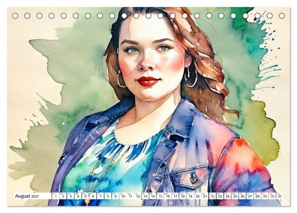 Produktbild: Daphne&rsquo;s Habitats, the Graphic Worlds of a Digital Muse (Desk Calendar 2027 DIN A5 landscape), CALVENDO 12 Month DeskCalendar