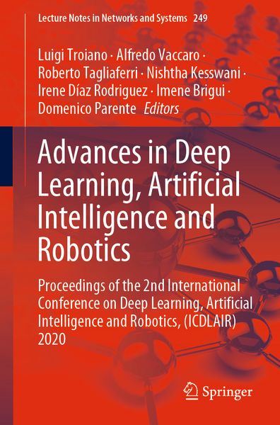 Produktbild: Advances in Deep Learning, Artificial Intelligence and Robotics