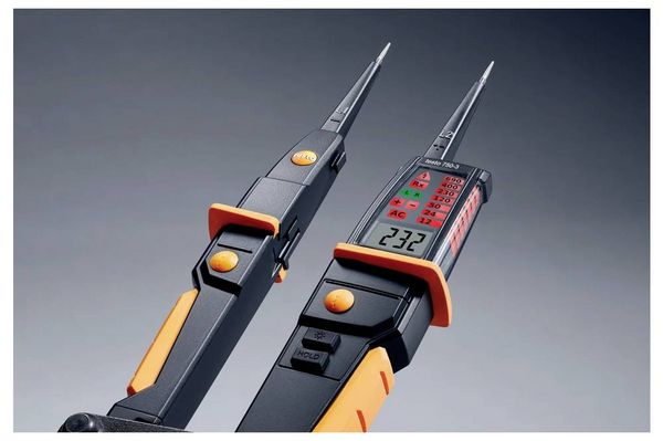 Produktbild: Testo 750-3 Zweipoliger Spannungspr&uuml;fer CAT IV 600 V, CAT III 1000V LED, LCD