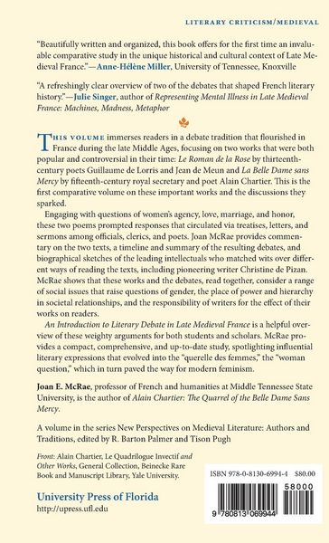 Produktbild: An Introduction to Literary Debate in Late Medieval France