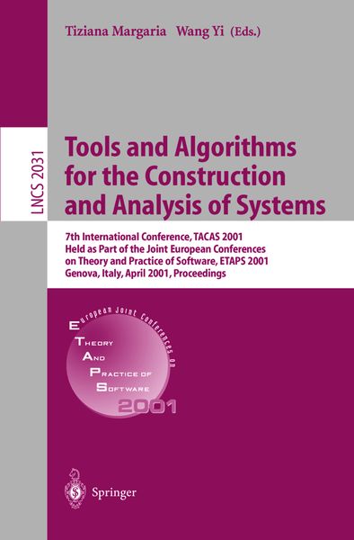 Produktbild: Tools and Algorithms for the Construction and Analysis of Systems