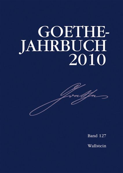 Produktbild: Goethe-Jahrbuch 127, 2010