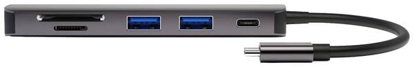 4Smarts USB-Kombi-Hub Spacegrau