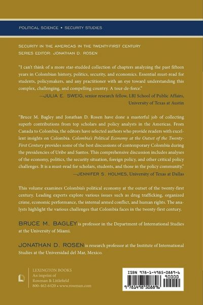 Produktbild: Colombia's Political Economy at the Outset of the Twenty-First Century