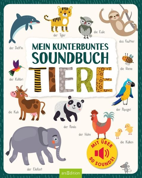 Produktbild: Mein kunterbuntes Soundbuch &ndash; Tiere