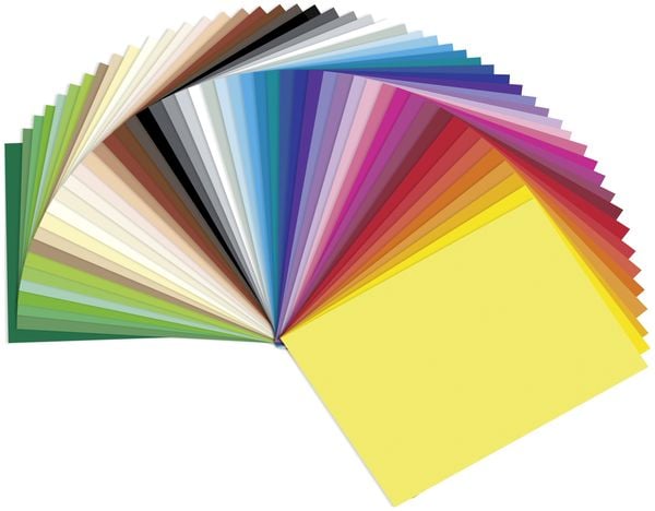 Produktbild: Folia Fotokarton 300g/m&sup2; 25x35cm, 50 Bogen farbig